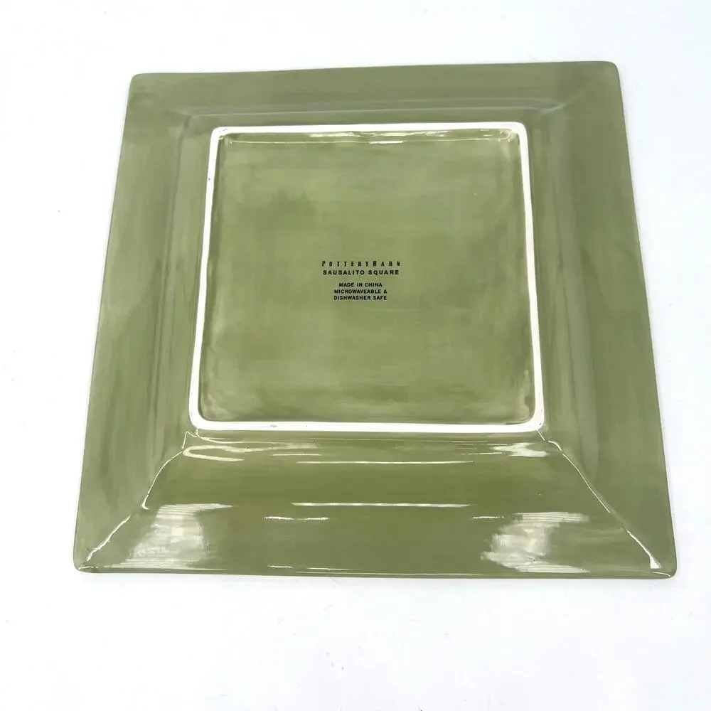 Pottery Barn Sausalito Sage Green serving dinning dish